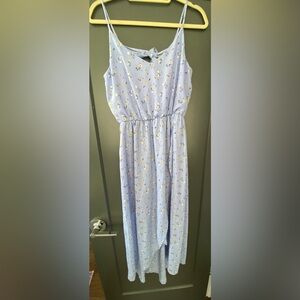 Periwinkle Mi Ami floral midi dress